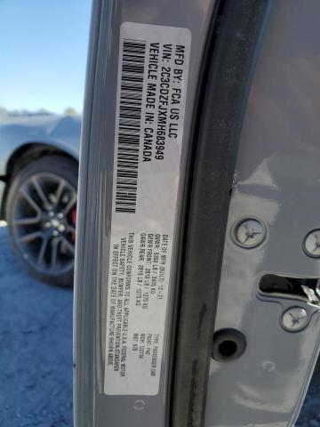 Photo 10 from auction – 2021 DODGE CHALLENGER with VIN 2C3CDZFJXMH683949