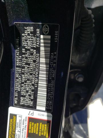 Photo 10 from auction – 2014 TOYOTA CAMRY L with VIN 4T1BF1FK2EU376670