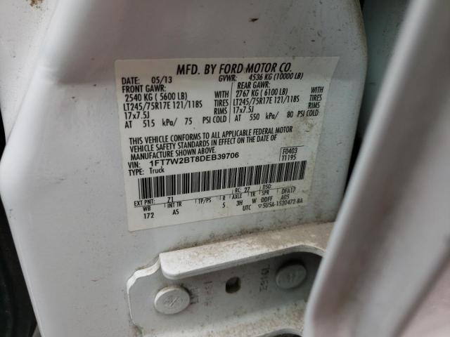 Photo 10 from auction – 2013 FORD F250 SUPER with VIN 1FT7W2BT8DEB39706