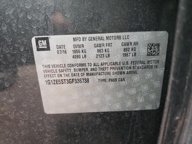 Photo 10 from auction – 2016 CHEVROLET MALIBU LT with VIN 1G1ZE5ST3GF336738