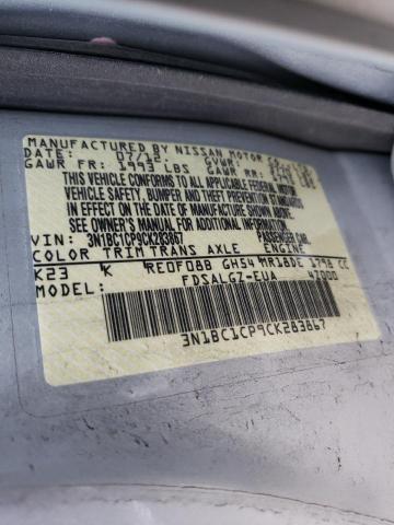 Photo 10 from auction – 2012 NISSAN VERSA S with VIN 3N1BC1CP9CK283867