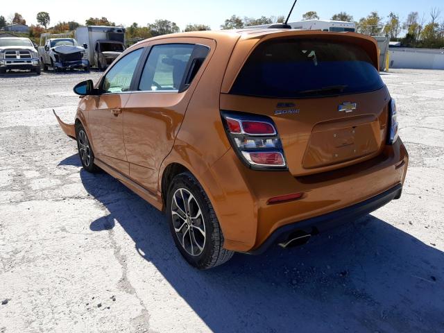 Photo 3 from auction – 2017 CHEVROLET SONIC LT with VIN 1G1JD6SH5H4115222