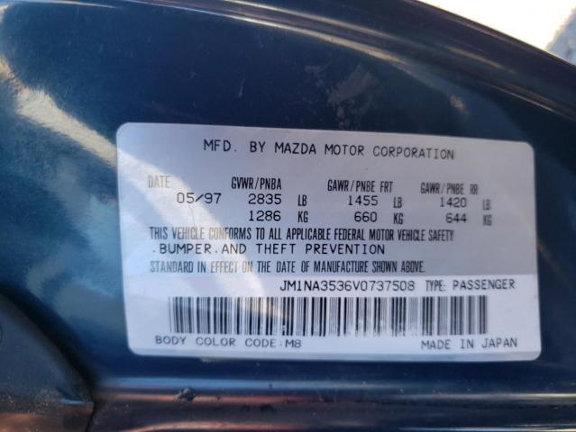 Photo 10 from auction – 1997 MAZDA MX-5 MIATA with VIN JM1NA3536V0737508
