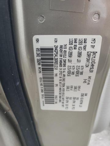 Photo 10 from auction – 2006 CHRYSLER TOWN & COU with VIN 2A4GP54L36R651210
