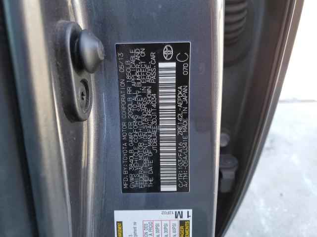 Photo 10 from auction – 2013 TOYOTA COROLLA BA with VIN JTDBU4EE3DJ114034