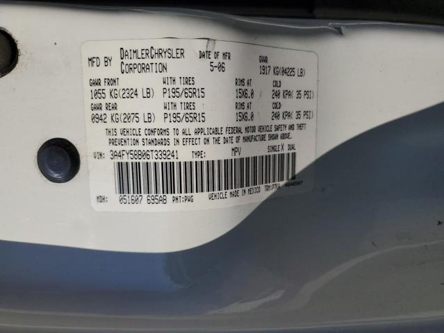 Photo 10 from auction – 2006 CHRYSLER PT CRUISER with VIN 3A4FY58B06T339241