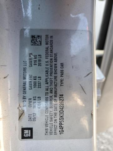 Photo 10 from auction – 2013 BUICK VERANO with VIN 1G4PP5SK3D4226274