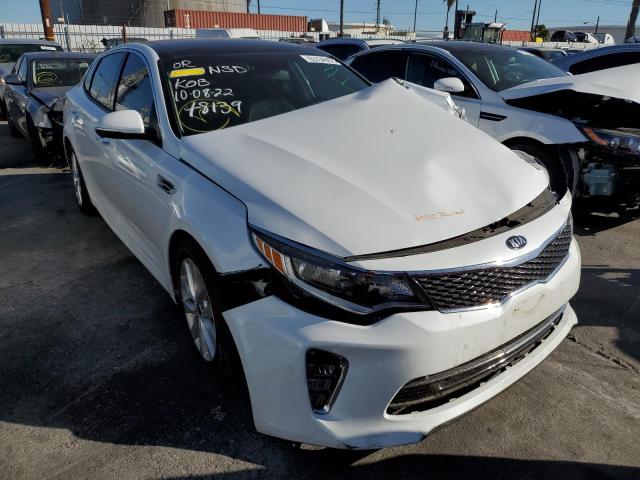 KIA OPTIMA LX 2018 with VIN 5XXGT4L39JG247536 - Photo from auction