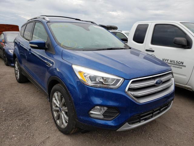 FORD ESCAPE TIT 2017 with VIN 1FMCU0JD9HUF09801 - Photo from auction