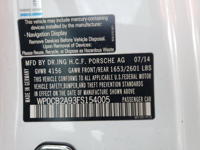 Photo 10 from auction – 2015 PORSCHE 911 CARRER with VIN WP0CB2A93FS154005