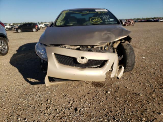 Photo 9 from auction – 2009 TOYOTA COROLLA BA with VIN 1NXBU40E39Z110350
