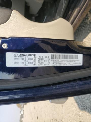 Photo 10 from auction – 2014 CHRYSLER TOWN & COU with VIN 2C4RC1BG4ER469216