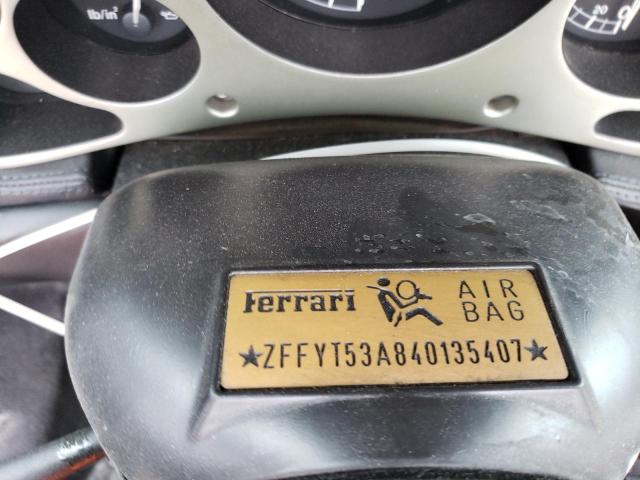 Photo 10 from auction – 2004 FERRARI 360 SPIDER with VIN ZFFYT53A840135407