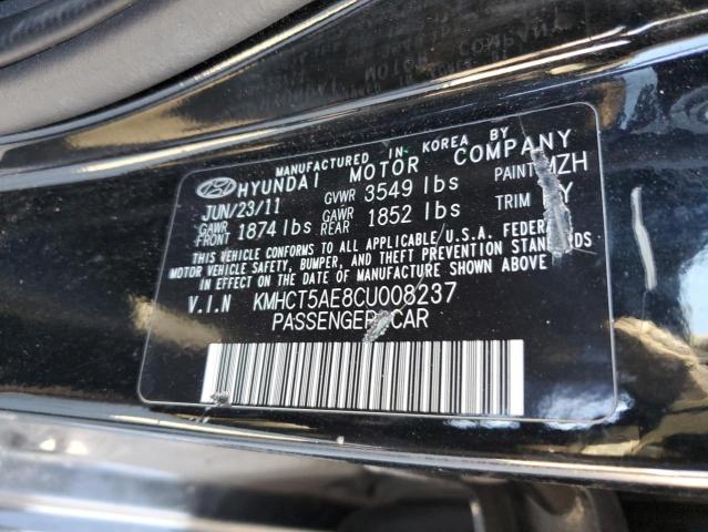 Photo 10 from auction – 2012 HYUNDAI ACCENT GLS with VIN KMHCT5AE8CU008237