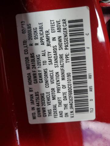 Photo 10 from auction – 2013 ACURA TSX TECH with VIN JH4CU2F68DC010190