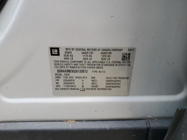 Photo 10 from auction – 2018 CHEVROLET EQUINOX PR with VIN 2GNAXMEV9J6120813