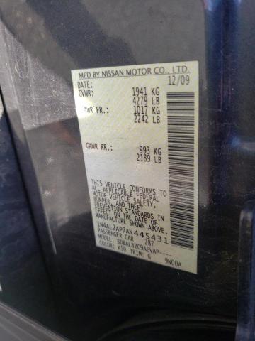 Photo 10 from auction – 2010 NISSAN ALTIMA BAS with VIN 1N4AL2AP7AN445431