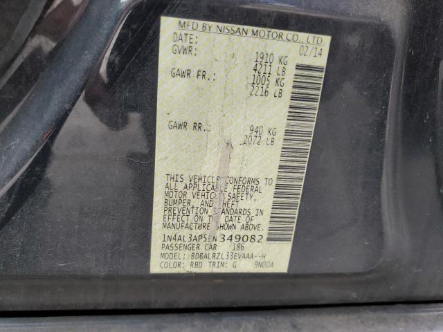 Photo 10 from auction – 2014 NISSAN ALTIMA 2.5 with VIN 1N4AL3AP5EN349082