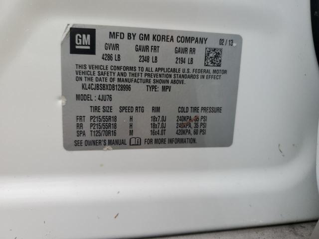 Photo 10 from auction – 2013 BUICK ENCORE CON with VIN KL4CJBSBXDB128996