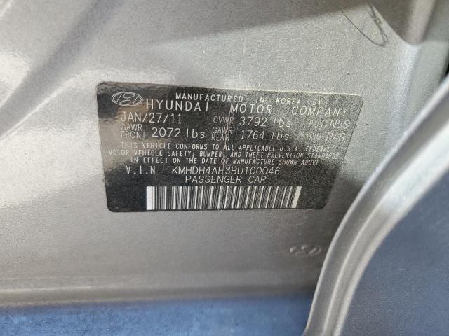Photo 10 from auction – 2011 HYUNDAI ELANTRA GL with VIN KMHDH4AE3BU100046
