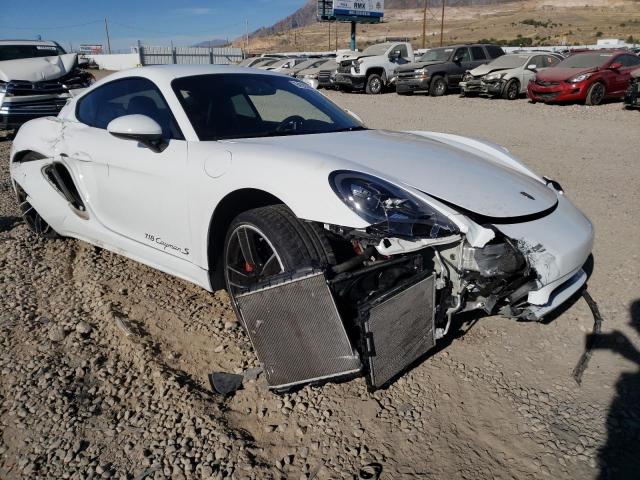 PORSCHE CAYMAN S 2017 with VIN WP0AB2A89HS285697 - Photo from auction