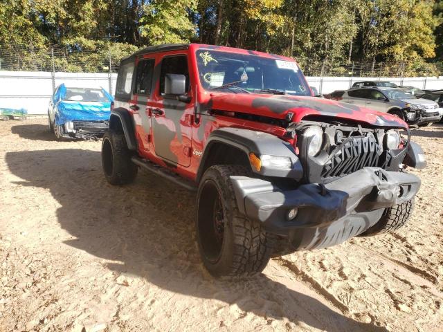 JEEP WRANGLER U 2018 with VIN 1C4HJXDN0JW191786 - Photo from auction