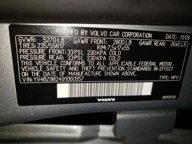 Photo 10 from auction – 2009 VOLVO XC70 3.2 with VIN YV4BZ982491060957