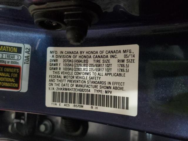 Photo 10 from auction – 2014 HONDA CR-V EXL with VIN 2HKRM4H72EH682054