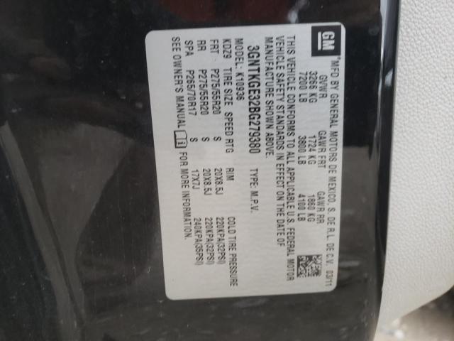 Photo 10 from auction – 2011 CHEVROLET AVALANCHE with VIN 3GNTKGE32BG279380