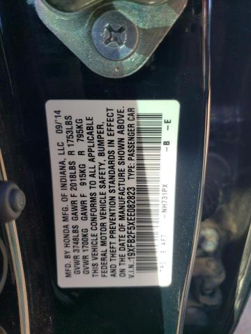 Photo 10 from auction – 2014 HONDA CIVIC LX with VIN 19XFB2F5XEE082823