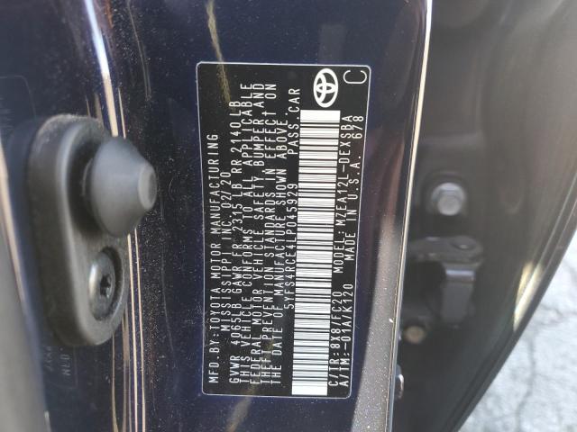 Photo 10 from auction – 2020 TOYOTA COROLLA SE with VIN 5YFS4RCE4LP045929