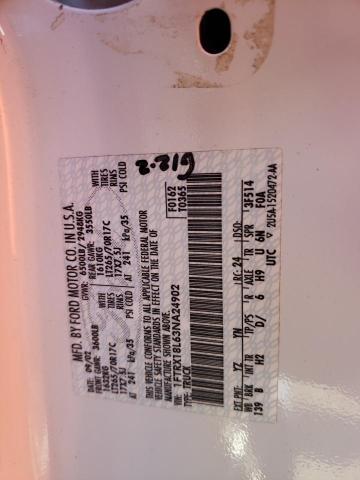 Photo 10 from auction – 2003 FORD F150 with VIN 1FTRX18L63NA24902