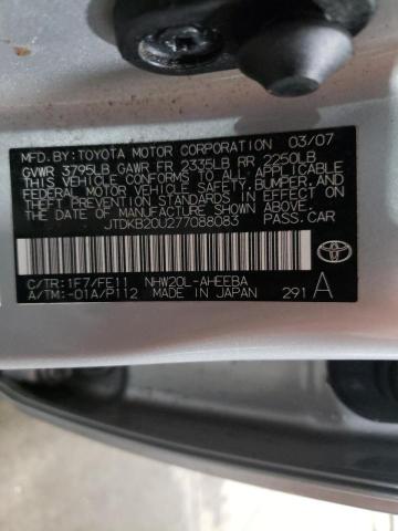 Photo 10 from auction – 2007 TOYOTA PRIUS with VIN JTDKB20U277088083