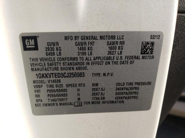 Photo 10 from auction – 2012 GMC ACADIA DEN with VIN 1GKKVTED3CJ256983