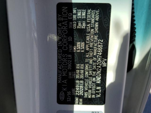 Photo 10 from auction – 2017 KIA SOUL with VIN KNDJN2A20H7466872