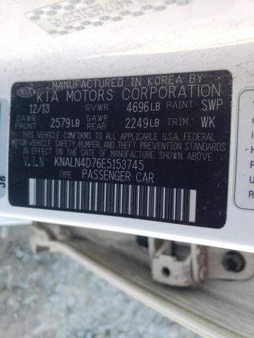 Photo 10 from auction – 2014 KIA CADENZA PR with VIN KNALN4D76E5153745