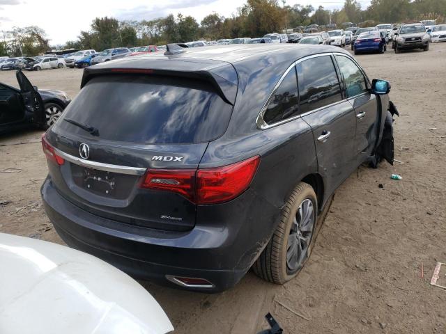 Photo 4 from auction – 2014 ACURA MDX TECHNO with VIN 5FRYD4H69EB014462