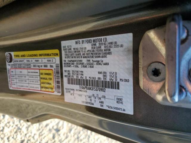 Foto 10 de la subasta – 2015 FORD MUSTANG con VIN 1FA6P8AM3F5370902