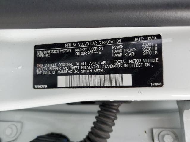 Photo 10 from auction – 2015 VOLVO V60 PREMIE with VIN YV1612SC1F1197378
