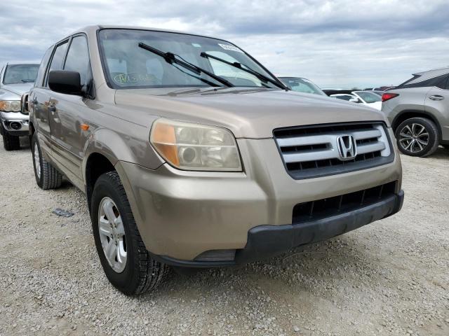 HONDA PILOT LX 2007 with VIN 5FNYF28197B018065 - Photo from auction