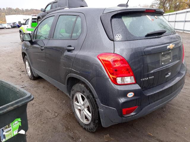 Photo 3 from auction – 2019 CHEVROLET TRAX LS with VIN 3GNCJNSB8KL232977