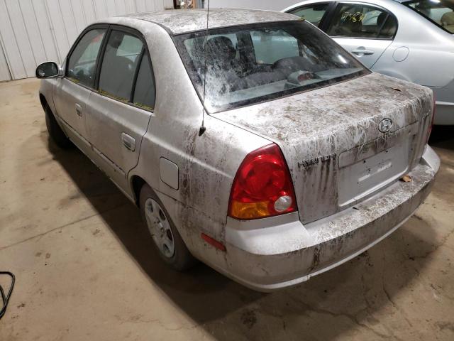 Photo 3 from auction – 2005 HYUNDAI ACCENT GL with VIN KMHCG45C15U630351
