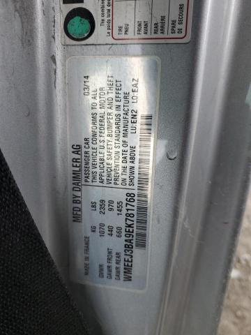 Photo 10 from auction – 2014 SMART FORTWO PUR with VIN WMEEJ3BA9EK781768
