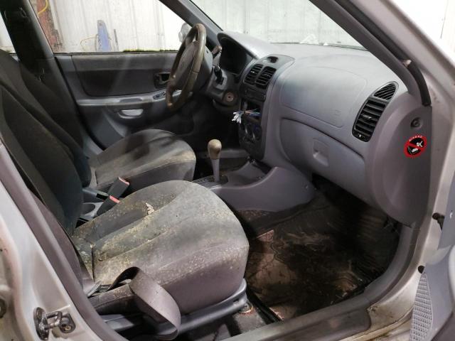 Photo 5 from auction – 2005 HYUNDAI ACCENT GL with VIN KMHCG45C15U630351