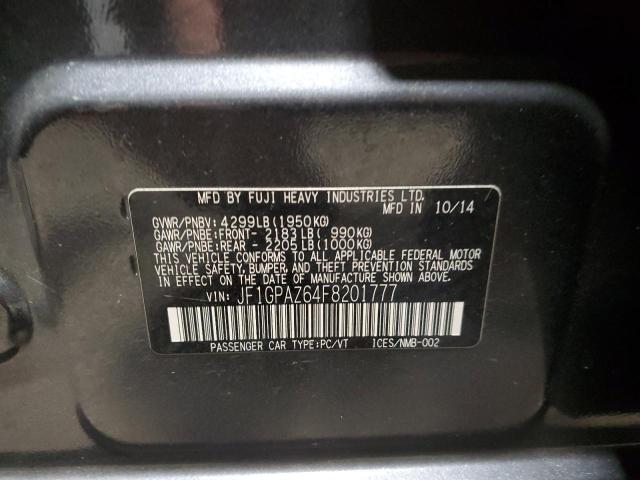 Photo 10 from auction – 2015 SUBARU IMPREZA SP with VIN JF1GPAZ64F8201777
