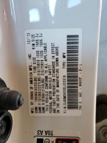 Photo 10 from auction – 2014 HONDA CR-V LX with VIN 5J6RM3H30EL020518