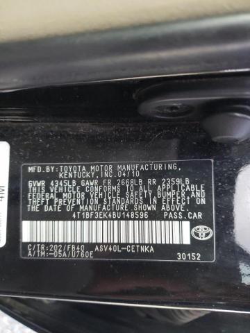 Photo 10 from auction – 2011 TOYOTA CAMRY BASE with VIN 4T1BF3EK4BU148596