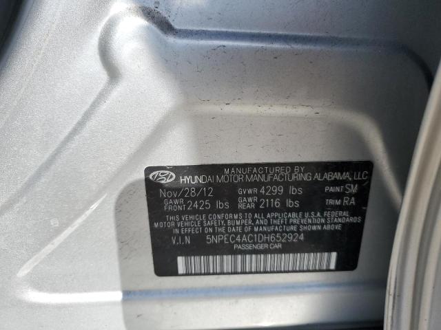 Photo 10 from auction – 2013 HYUNDAI SONATA SE with VIN 5NPEC4AC1DH652924