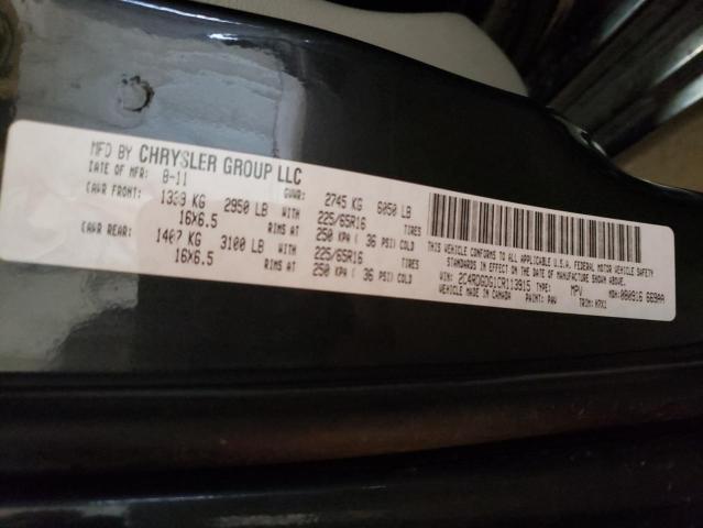 Photo 10 from auction – 2012 DODGE GRAND CARA with VIN 2C4RDGDG1CR113915