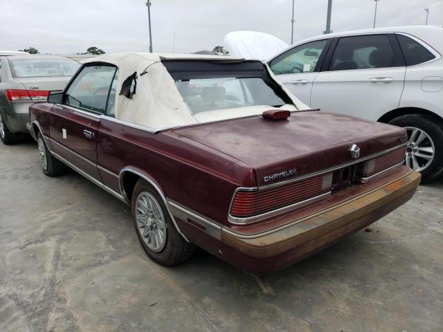 Photo 3 from auction – 1986 CHRYSLER LEBARON with VIN 1C3BC55K0GG214161